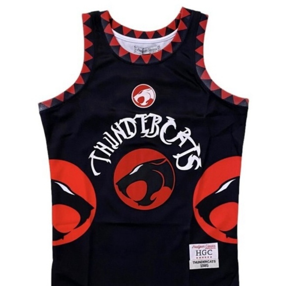 Headgear Classics Thundercats Premium Embroidered Basketball Jersey 1985 Large
